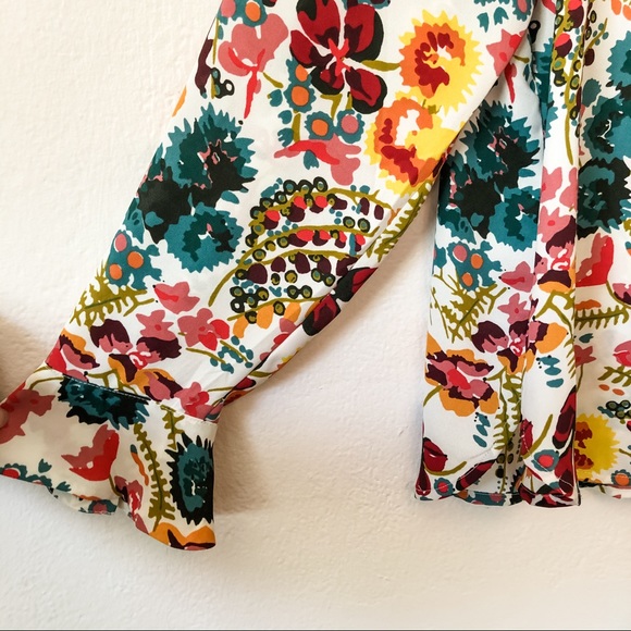 LOFT Floral Blouse - Picture 2 of 6